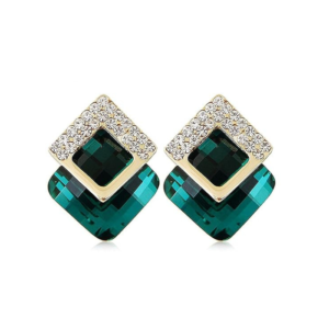 YouBella Jewellery for women earings Gold Plated Crystal Stud Tops Earrings