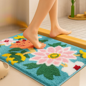 Roseate Nature Super Soft Bath Mat Super Absorbent Anti Skid Door Mat