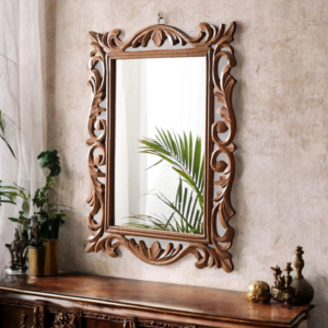 THE URBAN STORE Wall Mirror Wooden Walnut