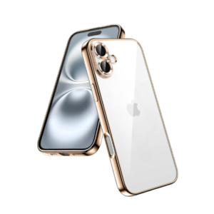 VONZEE Electroplated Transparent Clear Transparent Cover for iPhone