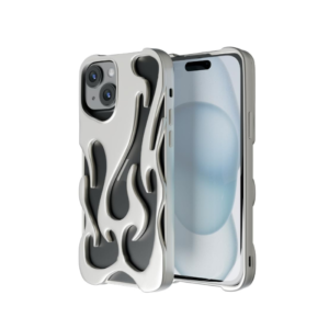 TPU 3D Flame Fire Design Case for iPhone 13,14 & 15