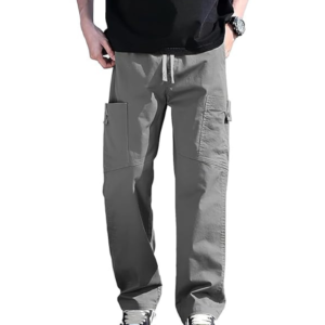 SMOWKLY Men’s Cotton Cargo Pants
