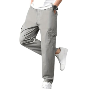 Cotton Cargo Drawstring Waist Pant