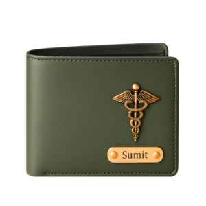 Men's Vegan Leather Personalized Customised Print Wallet