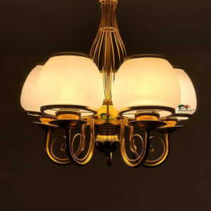 Weldecor 5 Light lamp Chandelier for Home Decorative Ceiling Hanging jhoomer