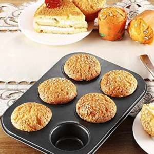 Jamboree!!! 6 Cups Non Stick Baking pan Bakeware Moulds for Muffins Cupcakes