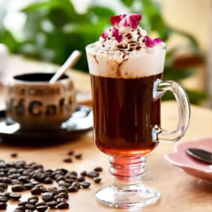 Irish Coffee Glass Mugs with Handle