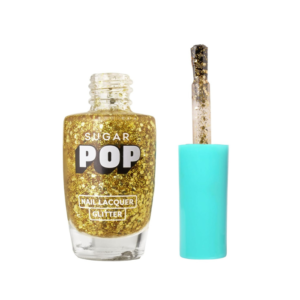 SUGAR POP Nail Lacquer Glitter 10 Gold Rush