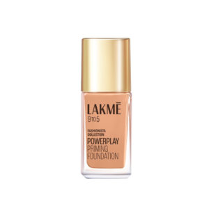 Lakme Powerplay Priming Foundation, Natural, Flawless Finish, Medium To Full Coverage